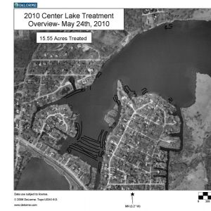 2010 Center Lake Herbicide Treatment